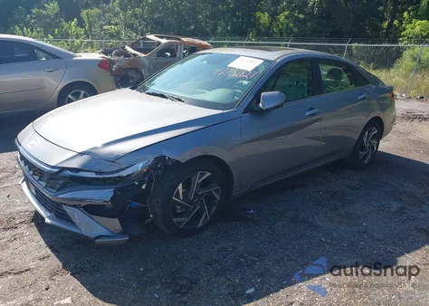 2024 Hyundai Elantra Limited из США, поврежденный, VIN KMHLP4DG7RU840382